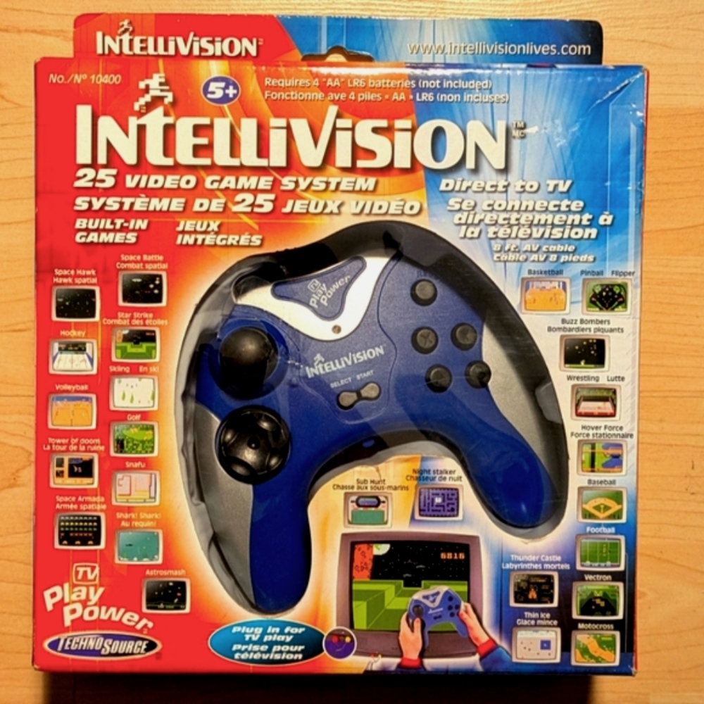 Retro INTELLIVISION 25 Video Games |  Console Plug and Play System | NIB